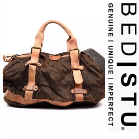 Bed Stu Handbags - NWT BED STU Howard Canvas/Leather Duffle Bag